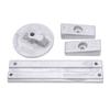 Aluminum Anode Kit 818298A 826134A Rustproof Aluminum Anode Wedge for Verado Optimax Outboard