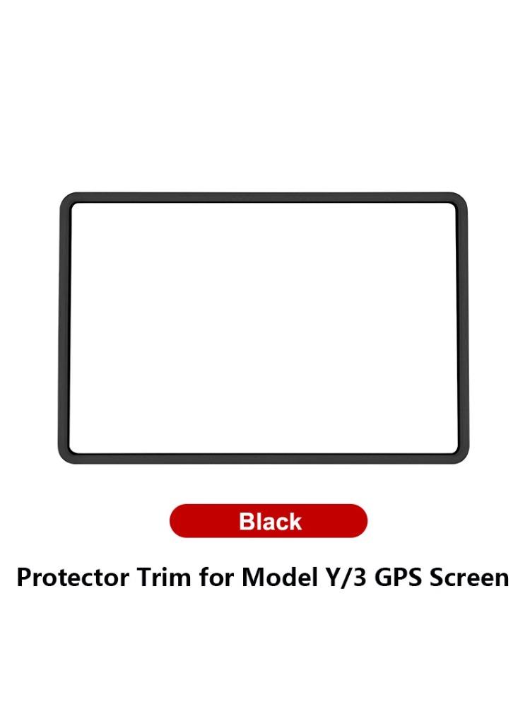 Soft Silicone Display Edge Protector for Tesla Model 3 Y 2025-2026 Highland Juniper AccessoriesFashion Decoration Anti collision