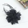 Dance Performance Wedding Hair Accessories Wrist Flower Feathers Hair Clip Bridal Hairpin Headdress