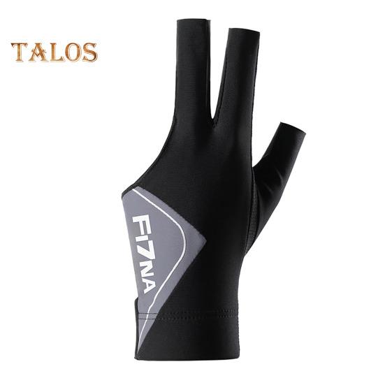 1 шт. Перчатка для бильярда с эластичной застежкой-лентой, регулируемый дизайн, нескользящая, для левой руки, 3 пальца, для бильярда