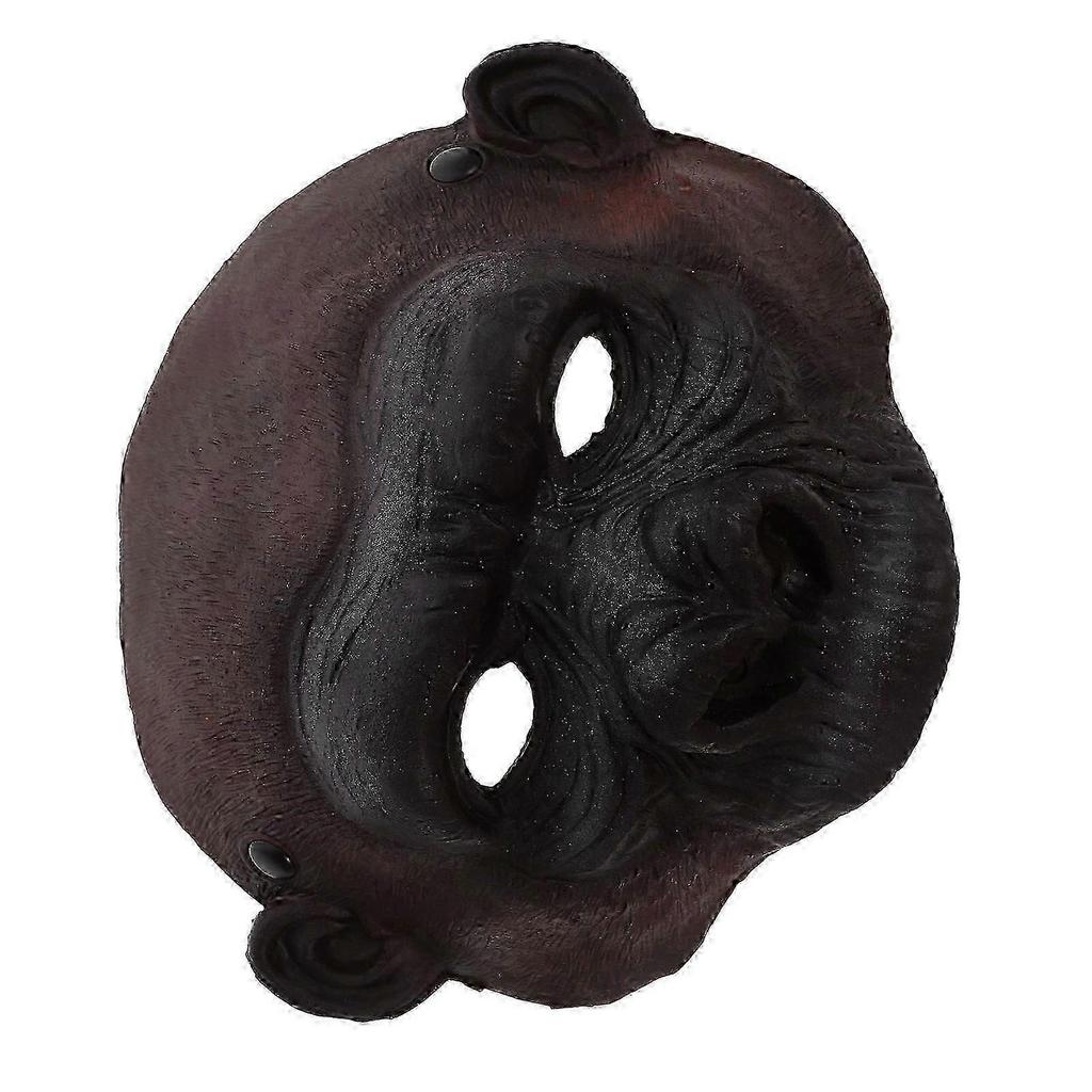 2026 Best!! Spooky Halloween Decorative Mask For Masquerade Balls Created With PU In 1Set