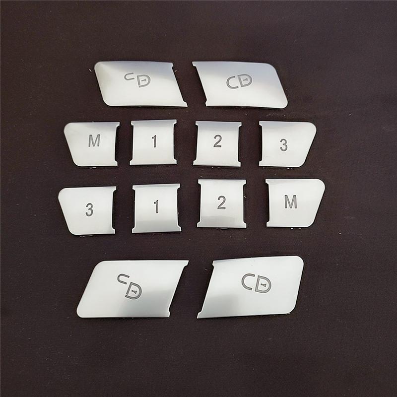 Наклейка на кнопку подъема оконного стекла автомобиля для Mercedes Benz ABCE GLA CLA GLK GL ML GLE