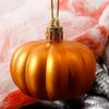 12 Pcs Matte Thanksgiving Pumpkin Ball Plastic Pumpkins Pendants  Harvest Party
