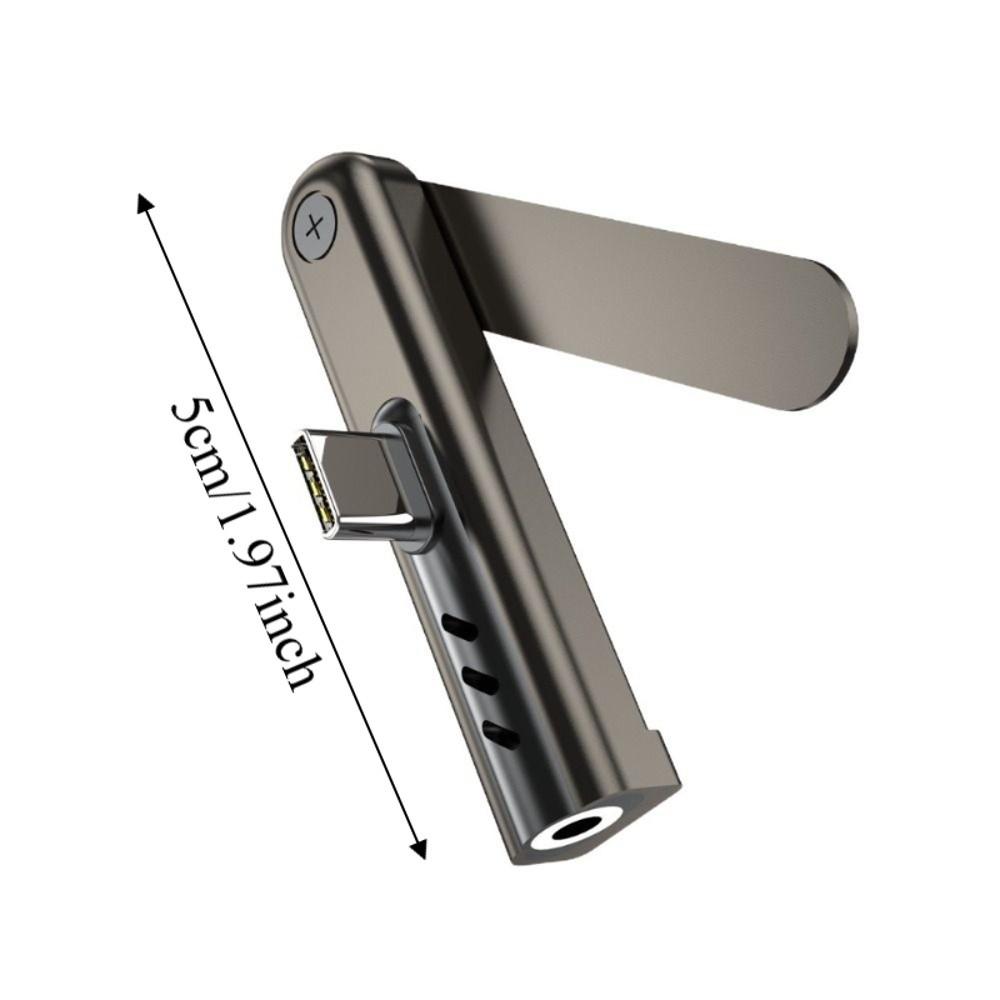 Rotating 360 Bracket USB C Adapter Fast Power Delivery Fast Charging Adapter  For Phones