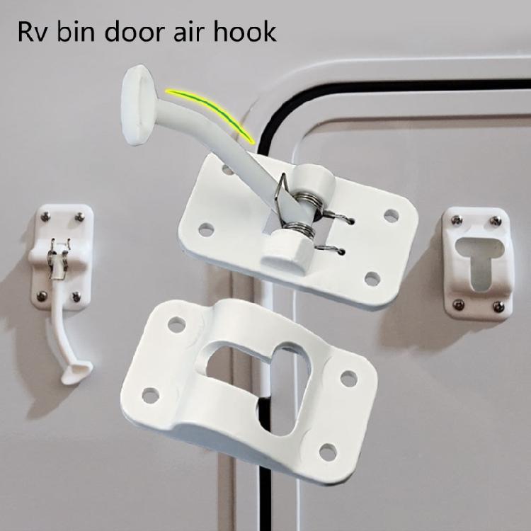 Heavy Duty Door Stop Hook Protective Motorhome Door Positioner Easy Operate Campers Door Security latches Quick Installs