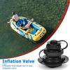 Inflatable Boat Air Valve Adapter Cap Leak-proof Universal Fit Airbed Pump Adapter Cap Raft Dinghy Kayak Canoe Accessories