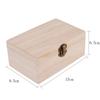 Box 1pcs/3pcs Plain Wooden Hinged Storage Household
