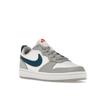 Nike Court Borough Low 2 GS White Light Smoke Grey Marina Kids Sneakers Habanero-Red BQ5448-117