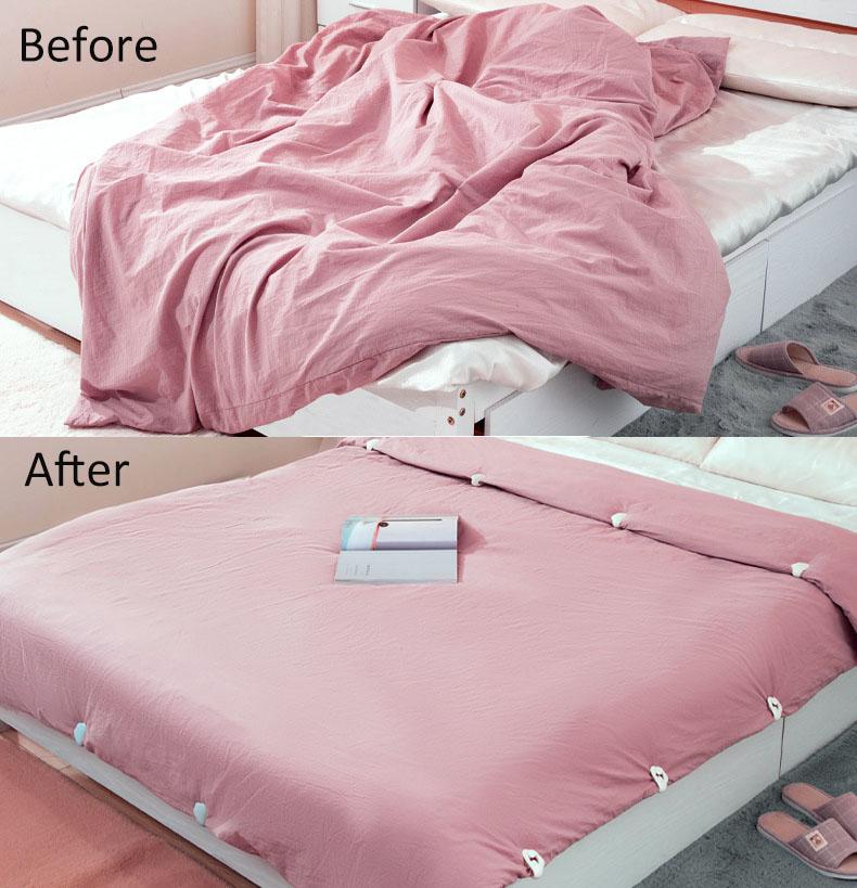 6 шт., зажимы для одеяла в форме облака, зажимы, крепления без иглы, безопасный бытовой фиксатор простыни