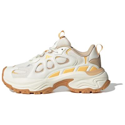 Shadow Valley Удобные Универсальные Амортизирующие Прочные Низкие Кроссовки Папы Женские Кроссовки Белый Желтый JQ7617