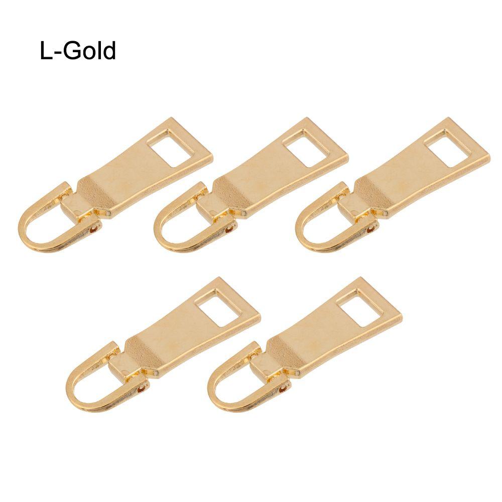 5pcs Bag Suitcase Detachable Zipper Repair Kit Metal Zipper Head Metal Zip Zipper Slider Zipper Pull