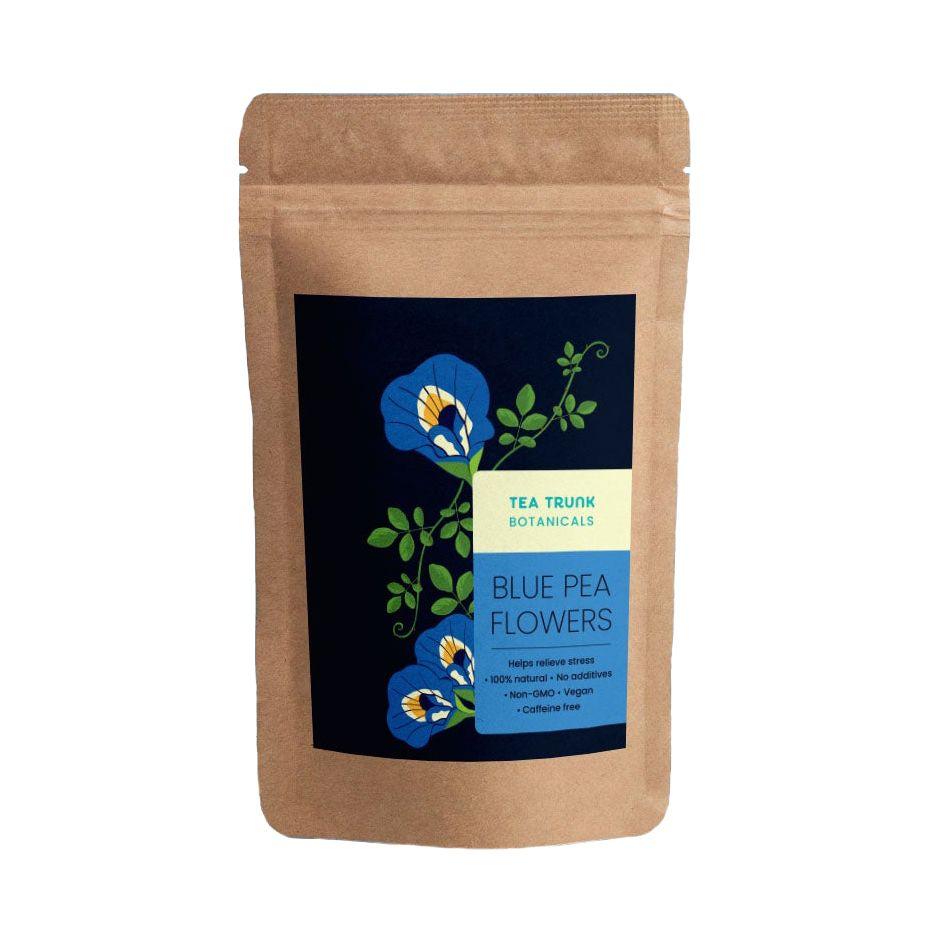 Clitoria Flower Tea (50 G), Blue Pea Flowers, Tea Trunk