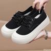 Women's Thick Soled Height Increasing Shoes Spring Autumn New Styles Fashionable Versatile Simple Comfortable Shoes