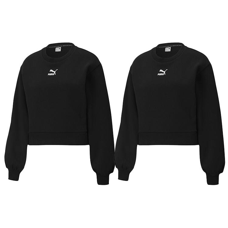 PUMA CLASSICS Sweatshirts Unisex Crew Neck Thickened Regular 530277-01
