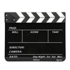 Acrylic 30x25cm Clapperboard Director Movie Clappers Film and Television Photography PropWhite