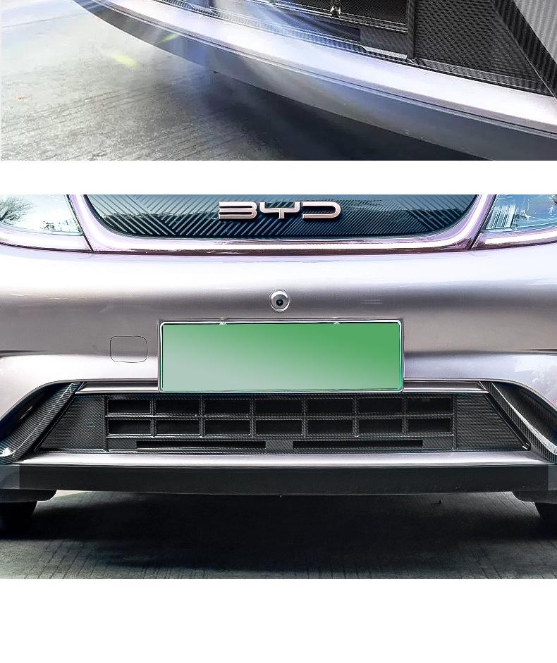 Сетчатый экран от насекомых на переднюю решетку BYD Dolphin с пряжкой