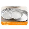 Flower Shape Egg Tart Molds Edge-patterned Pie Plate Mould Pizza Baking Pan  Pastry Making