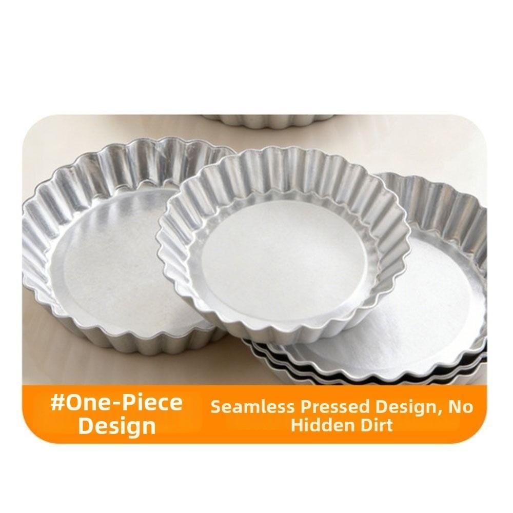 Flower Shape Egg Tart Molds Edge-patterned Pie Plate Mould Pizza Baking Pan Pastry Making