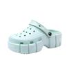 Kids Boys Cute Clogs Cartoon Garden Shoes Boys Girls Slides Slippers Indoor Outdoor Children Water Shower Beach Pool Sandals Light Blue 5.5