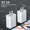 Сертифицированное 3C Быстрое зарядное устройство 5 В/2 А USB Адаптер питания для мобильного телефона - Стандарт США и ЕС