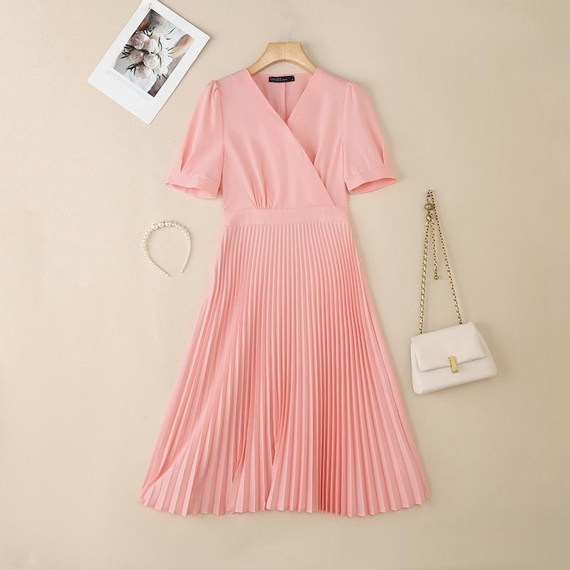 ZANZEA Женское повседневное летнее платье с коротким рукавом и V-образным вырезом