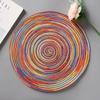 Table Placemats for Table Mat Ramie Insulation Pad Placemats Linen Non Slip Table Mats Home Decoration Pad Coaster