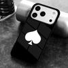 Пики Карты для игры в Покер Туз Арт Чехол для Телефона Для iPhone 17,16e,15,14,13,12,11,Mini,Pro,MAX Мягкий Силиконовый Чехол