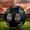 Sporting fc Футбольный мяч, разноцветный, подходит для всех возрастов, сшит машинной строчкой, материал ПВХ, соревновательного уровня, прочный и с высоким отскоком