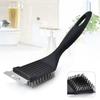 1pc- Barbecue Brush Multifunctional Barbecue Cleaning Brush BBQ Stainless Steel Barbecue Wire Oven and Grill Cleaning Brush