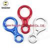 Aluminum Alloy 35KN Figure-Eight Descender for High-Altitude Rock Climbing and Abseiling