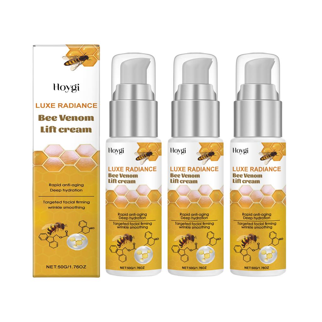 Hoygi Bee Venom Facial Firming Cream Collagen Boosting Anti Wrinkle Lifting Treatment for Sagging Skin And Fine Lines