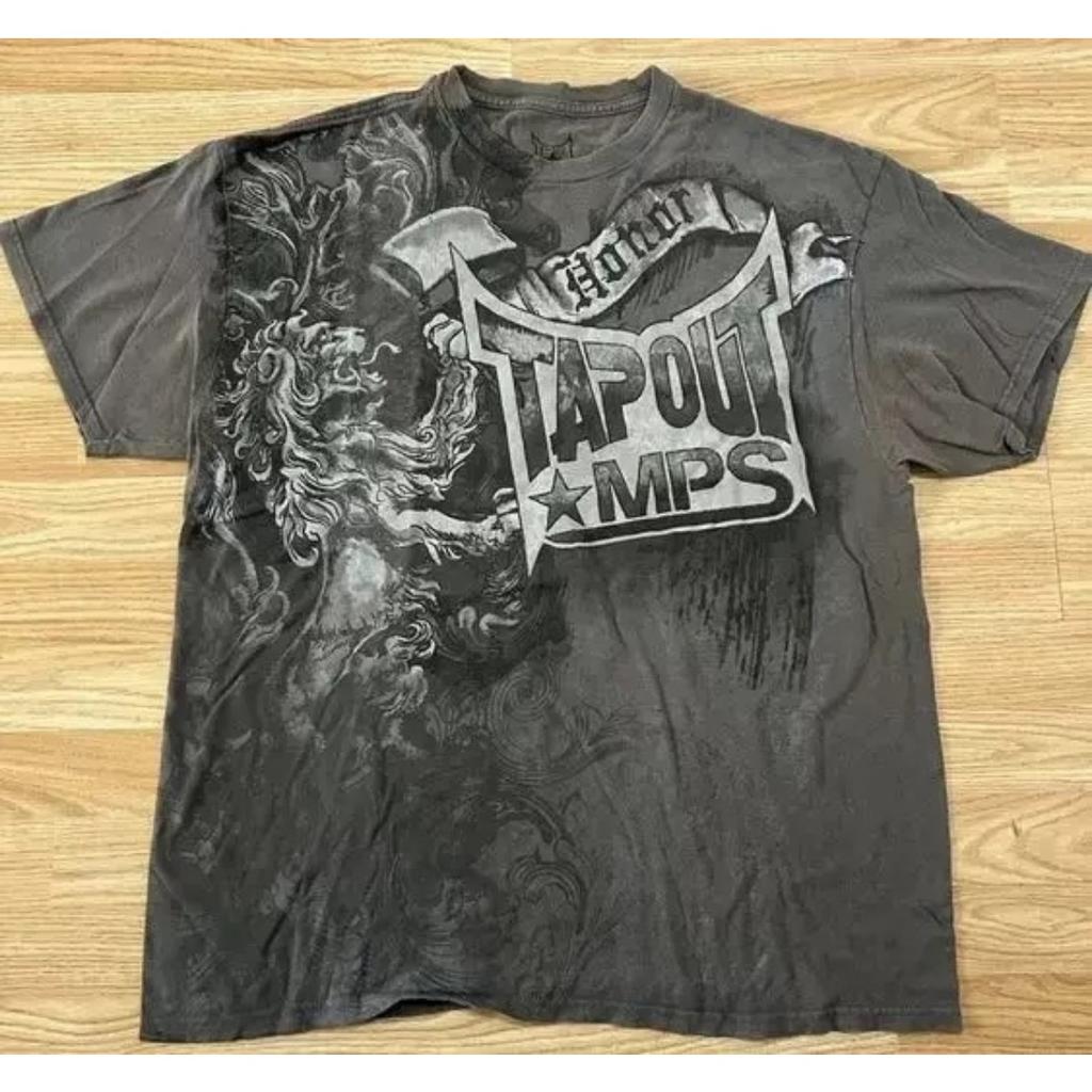 ZYLLO Принт Уличная Y2K Футболка Мужская Хип-хоп Винтаж Рок Одежда Оверсайз Мешковатая Повседневная Американская Пара Уличная Одежда