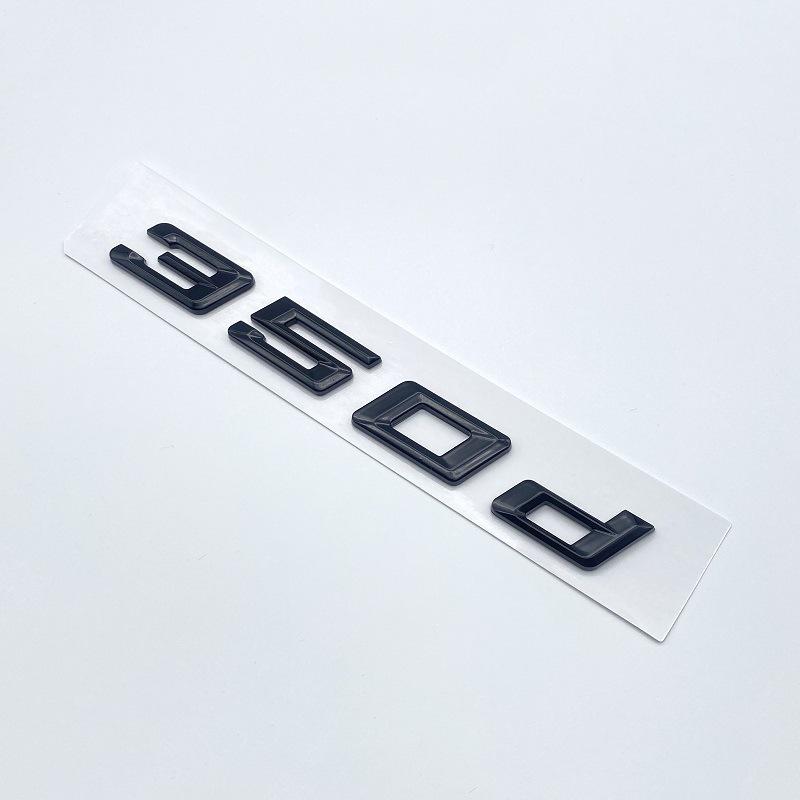 Задние шильдики BMW Новой 3 Серии: Наклейки 350d, 340d, 335d, 330d, 318d.
