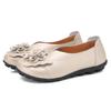 Moccasins Soft Genuine Leather Flat Shoes Women Flats with Flowers Ladies Shoes Women Designers Loafers Slip On Ballerina