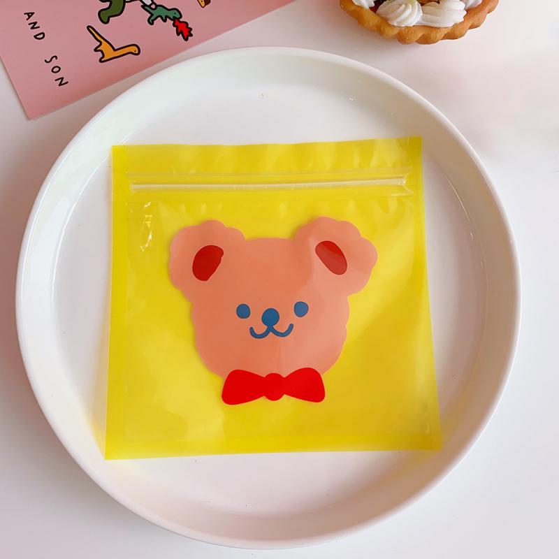 Органайзер для хранения продуктов, не занимает места, легко носить с собой, 13,5*13,5 см, пластиковый, милый мультяшный пакет для закусок, креативный и милый, 4,2 г