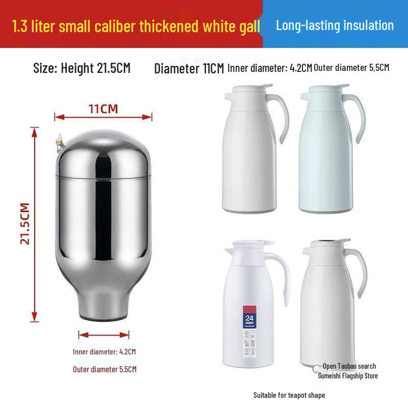3.2L Large Glass Liner Vacuum Thermos for Home and Office