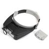 Led Headband Magnifier With Jeweler Loupe - 1.5x, 3x, 8.5x 10x Magnification For European Market