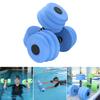 1Pair Aquatic Exercise Dumbells Water Aerobic Exercise Foam Dumbbells for Water Aerobics Fitness and Pool Exercises