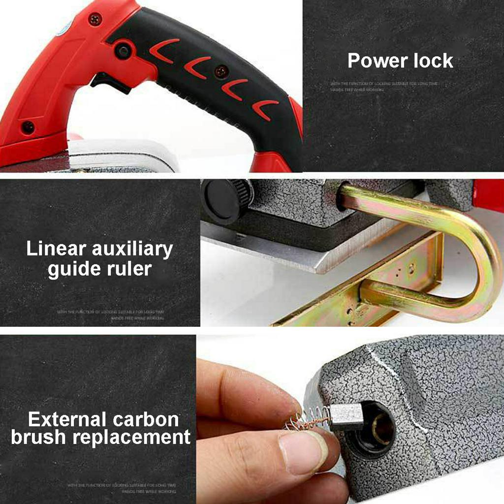 1800 Вт/1600 Вт/1200 Вт Электрический рубанок Столярные инструменты Деревообработка Бытовой Многофункциональный Ручной рубанок Машина для резки дерева Строгальный станок 220 В