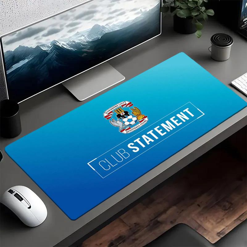 Дизайн Герба Coventry City Коврик для мыши Коврик для мыши, Игровой коврик для мыши, Коврик для клавиатуры, Декор для стола для компьютера ноутбука Подарок для фаната Подарок на день рождения