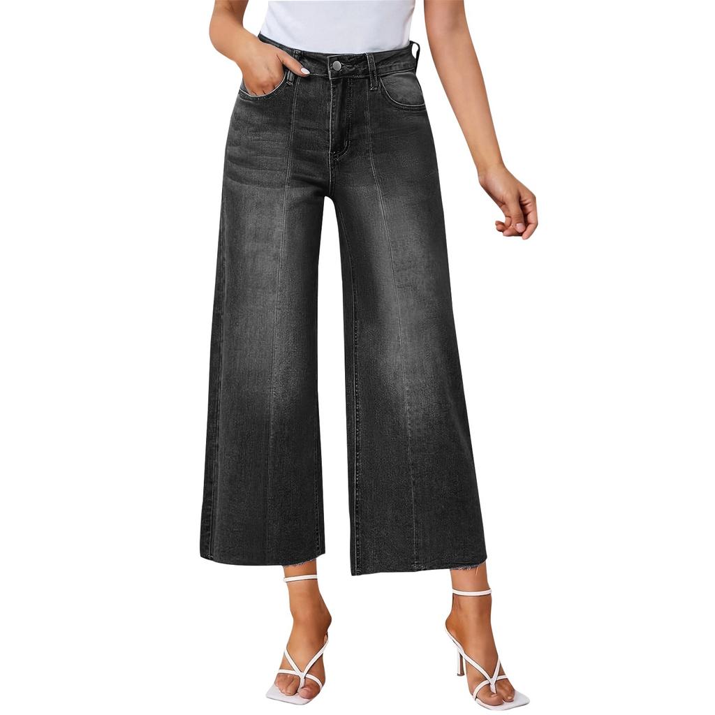 Женские джинсовые классические универсальные модные брюки с высокой талией