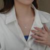 Серебряное ожерелье Beixi S925 Звезда-Луна-Сердце - Роскошное Дизайнерское Украшение