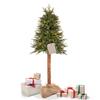 Sapin de Noël artificiel - SPRINGOS - Épicéa naturel - 180 cm - Durable - Facile à monter