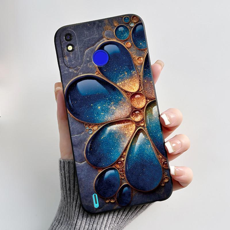Для Tecno Pop 3 Plus Spark 4 Lite Чехол Роскошный Милый Крутой Мальчики Девочки Черный Матовый Мягкий силикон Ударопрочный Задняя Крышка Чехол для Телефона