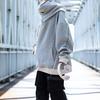 Winter Unisex Hoodie with Neck Protection High Collar And Hood Hip Hop Style Oversized Big Front Pocket Thickened Warmth Rentention Outerwear