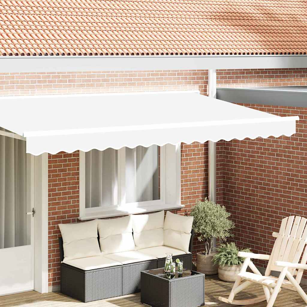 Awning Valance Replacement White 380 x 20 cm Polyester
