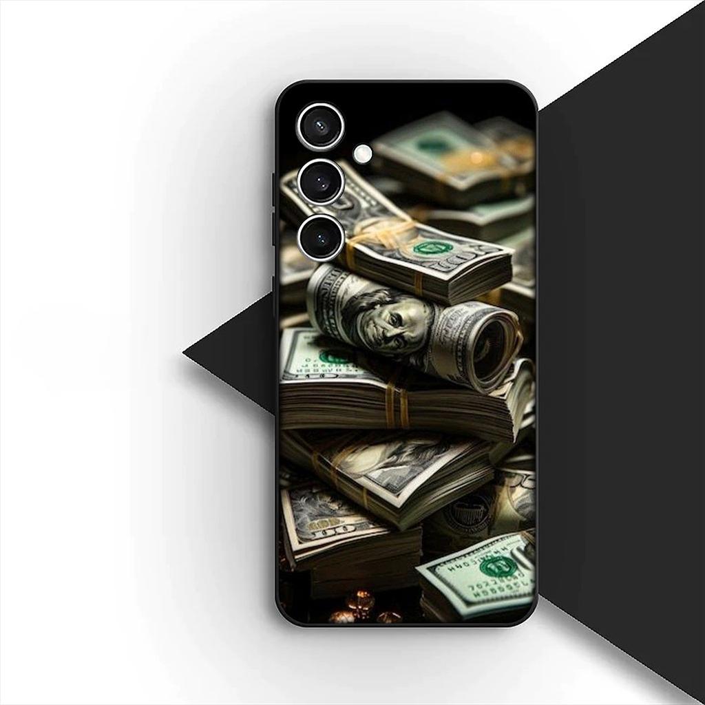 Мягкий чехол для Motorola Moto G22 G23 G32 G53 G60 G13 G64 G20 G8 G9 Plus Power E13 E20 E32 Чехол для телефона Деньги 100 D-Долларов
