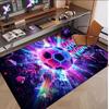 Soccer Theme Soft Crystal Velvet Rug Custom Name & Text Print Non Slip Floor Rug for Bedroom Living Room