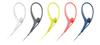 Sony с пультом и белыми наушниками MDR-AS410AP Водостойкие/Готовые к спорту, Микрофон, (MDR-AS410AP W)