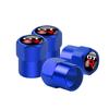 For Nissan GFJ334PCS Metal Car Badge Wheel Tire Air Valve Cap Stem Cover For Nissan GTR Nismo Qashqai X-trail Micra Juke Teana Auto Accessories